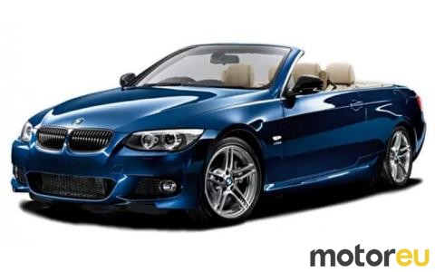 Fiche technique BMW 330i Cabrio (272 ch) 2010-2014